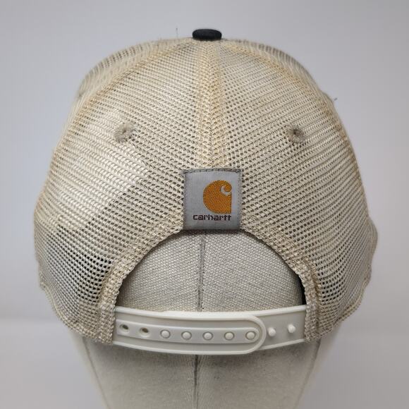 Carhartt Since 1889 Snapback Trucker Hat Black One Size Mesh Back - Picture 6 of 9